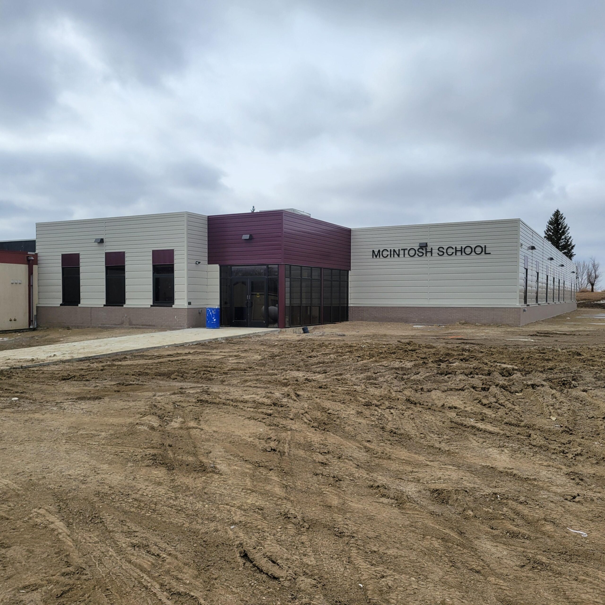 new school front